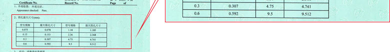 工地试验设备检定证书报告结果页