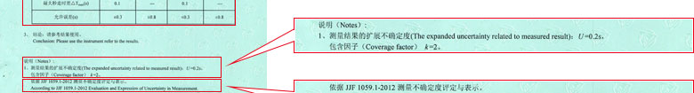 时间频率麻豆精品在线播放证书报告结果页